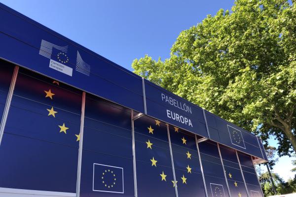 El Pabellón Europa celebra en la Feria del Libro de Madrid los 40 años de la entrada de España en la Unión Europea